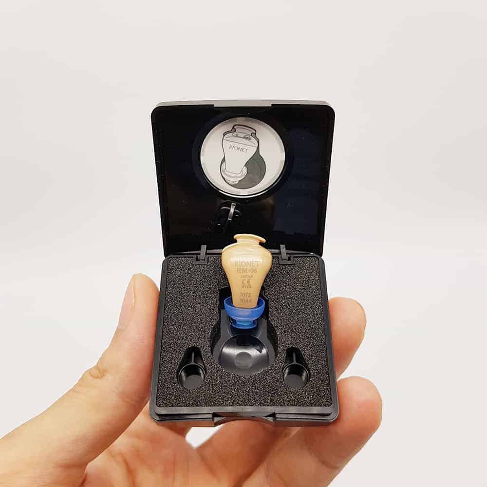 Máy trợ thính Nhật Bản siêu nhỏ Rionet HM-06 - Ảnh 4